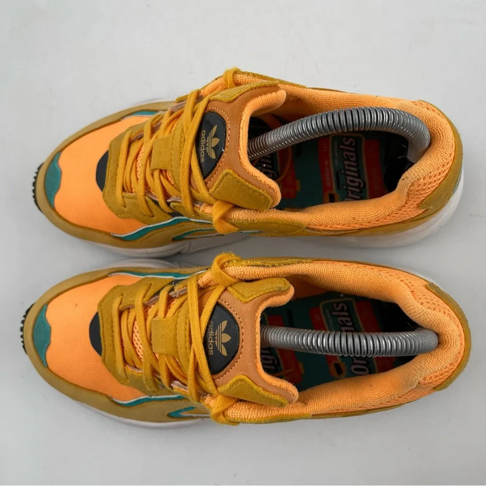 Adidas Unisex Kids Yung 96 Chasm- SZ 5 Youth -Yellow Shoes Sneakers